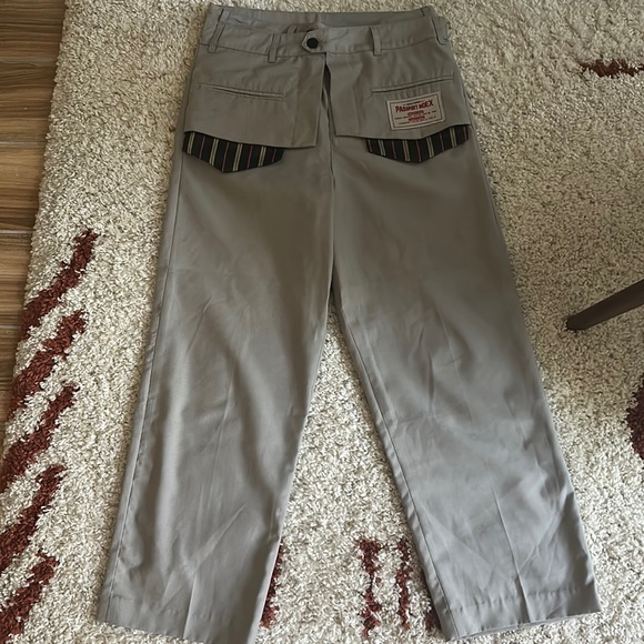 Daily Paper Slacks with Outside Pockets - Picture 2 of 7